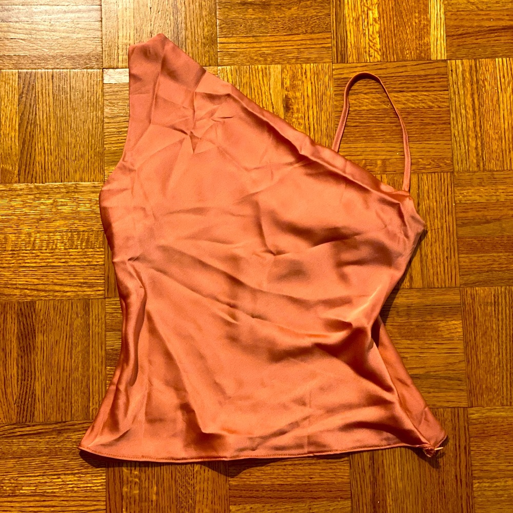 NastyGal Satin Asymmetrical Cami Top